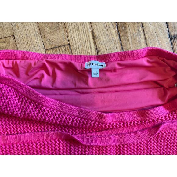 The Drop Cotton Womens 2 Piece Set Bright Pink Size 2X - Picture 8 of 9